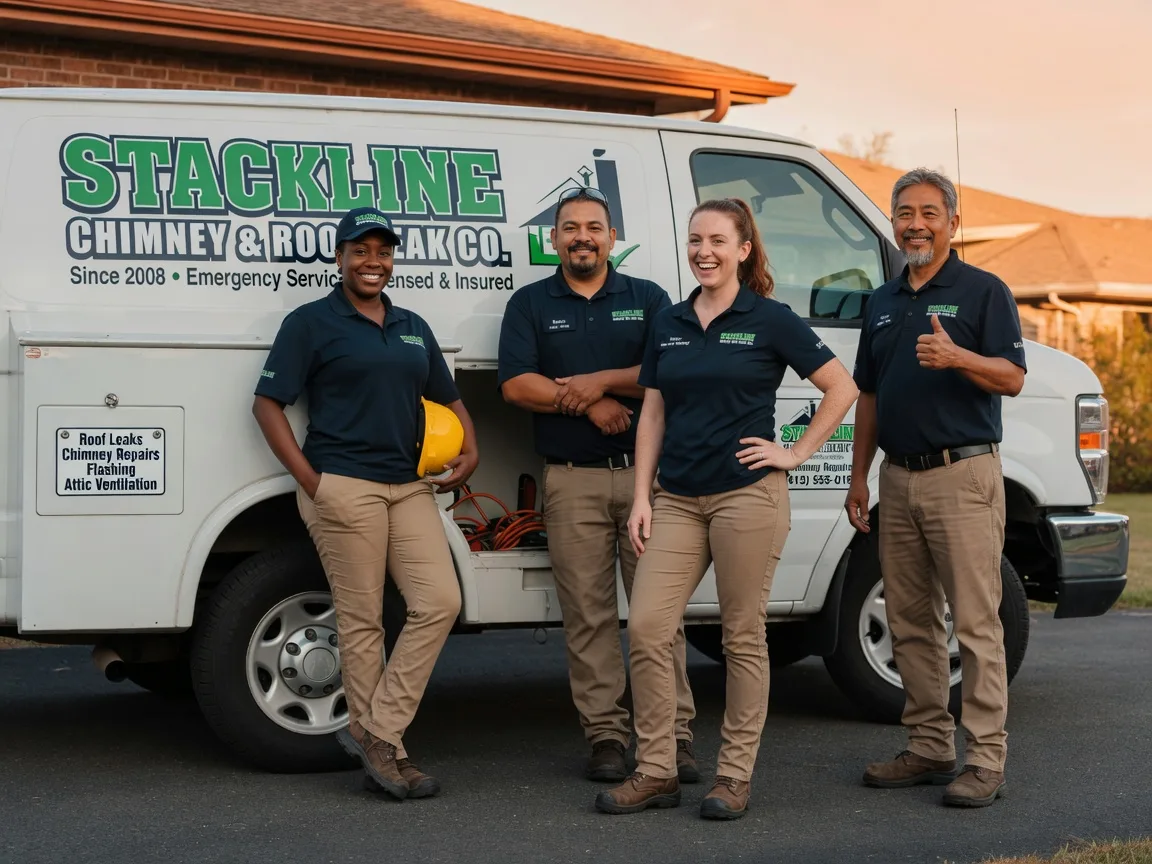 Chimney flashing repair company in Taylorsville, NC